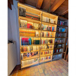 Porte de meuble DOUBLE en verre trempe sur mesure - DAISY