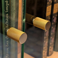 Bouton de porte de meuble sur mesure en verre - DANDELION