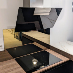 Fond de hotte en miroir bronze - Mirox bronze