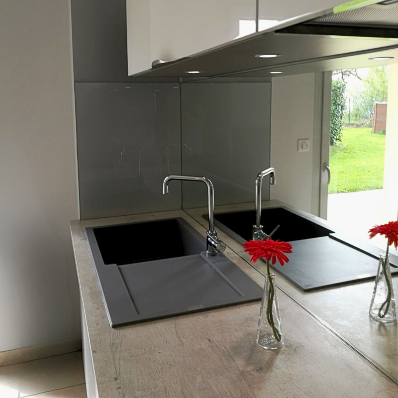 miroir de cuisine protection de mur