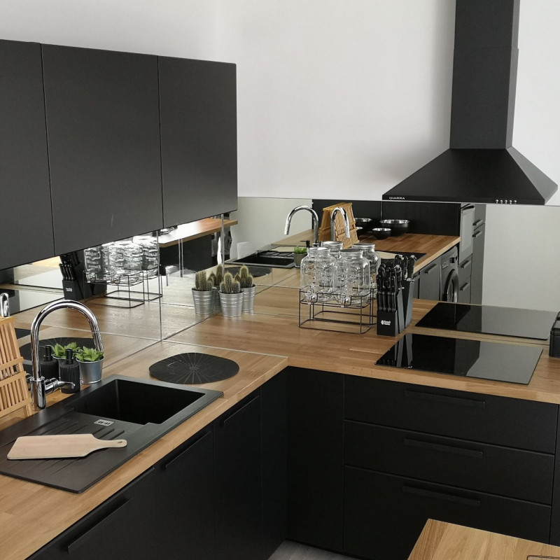 Miroir mural de cuisine