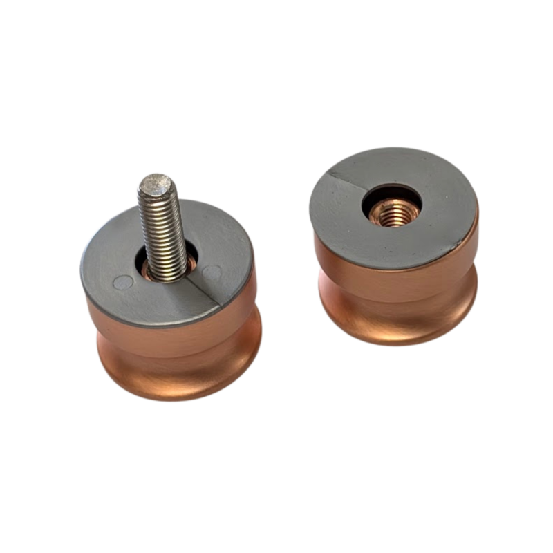 Bouton de porte en verre - GREGAL LAITON Cuivre Brossé