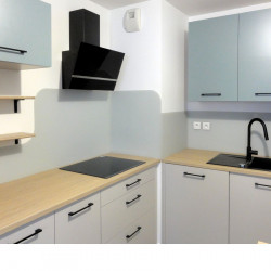 Verre DEPOLI Emaillé trempé - Blanc gris -  Mysti White