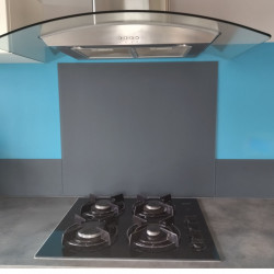 Verre DEPOLI Emaillé trempé - ZEN GREY - matelac T Zen GREY