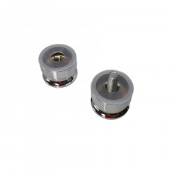 Bouton de porte en verre - GREGAL CHROME