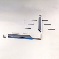 Accessoires Rails en aluminium - Dolphin pour paroi de douche