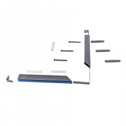 Rail en aluminium - Dolphin pour paroi de douche