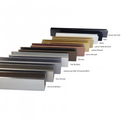 Rails Alu DOLPHIN U9 : différentes finitions