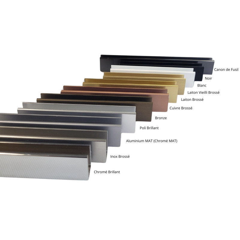 Rails Alu DOLPHIN U9 : différentes finitions