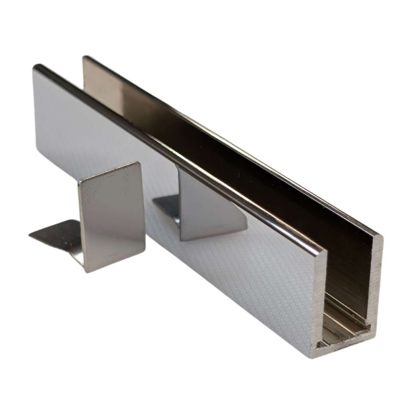 Rails Alu DOLPHIN U9 Chromé Brillant