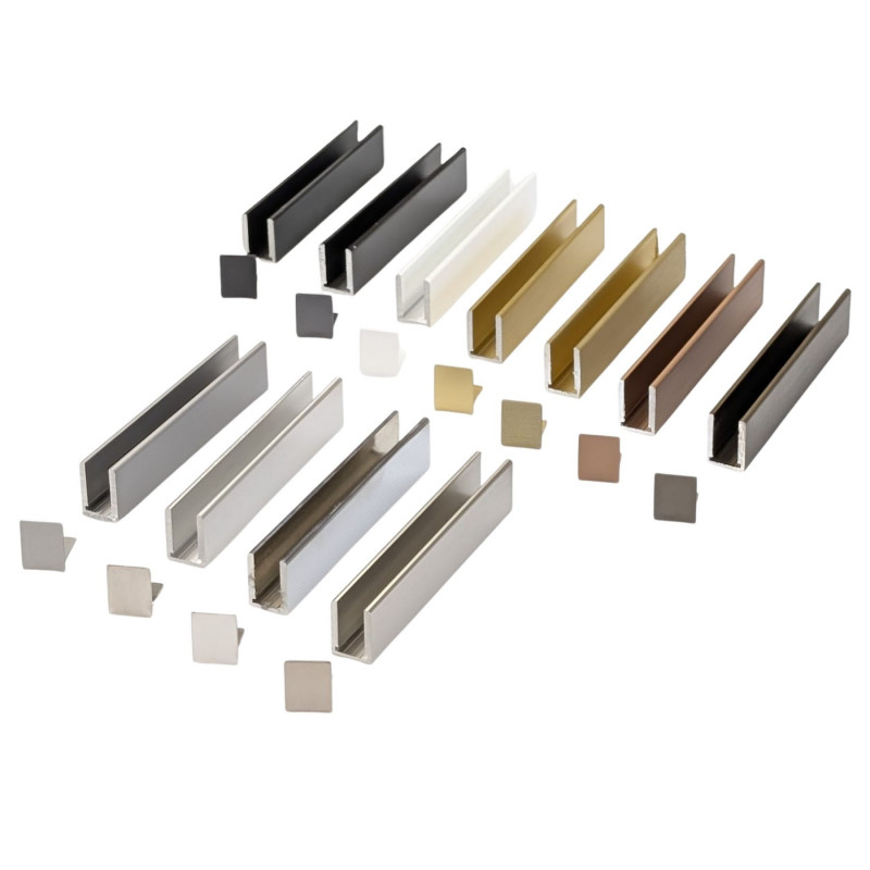 Rails Alu DOLPHIN U9 : différentes finitions