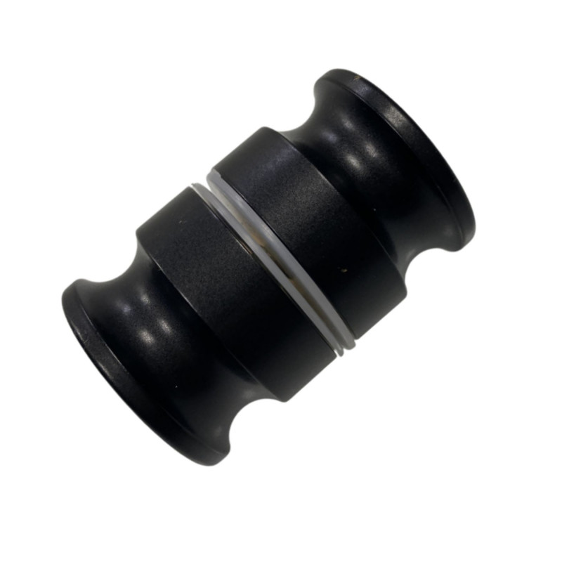 Bouton de porte en verre - GREGAL NOIR MAT