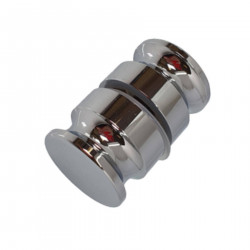 Bouton de porte en verre - GREGAL CHROME