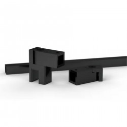 Barre de stabilisation Bohle square - noir