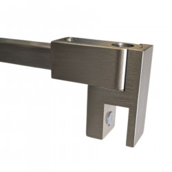 Barre de stabilisation Bohle square - Inox brossé