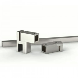 Barre de stabilisation Bohle square - Inox brossé