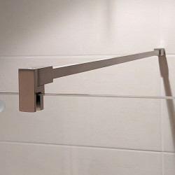 Barre de stabilisation Bohle square - Inox brossé