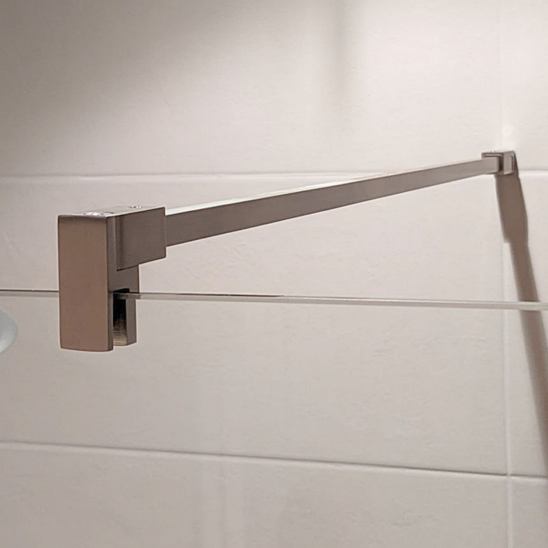 Barre de stabilisation Bohle square - Inox brossé