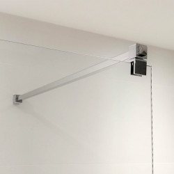 Barre de stabilisation - raidisseur DOLPHIN Chromé position fixe à 90°