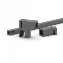 Barre de stabilisation Bohle square - noir Canon de Fusil