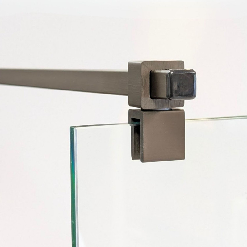 Raidisseur pour paroi de douche DOLPHIN Bronze Brossé