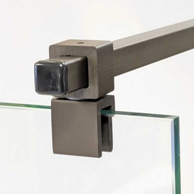 Barre de stabilisation pour paroi de douche DOLPHIN Bronze Brossé