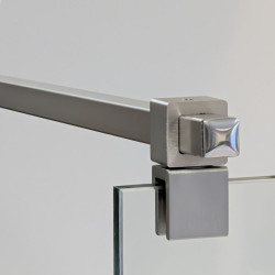 Raidisseur DOLPHIN Inox Brossé pour paroi de douche