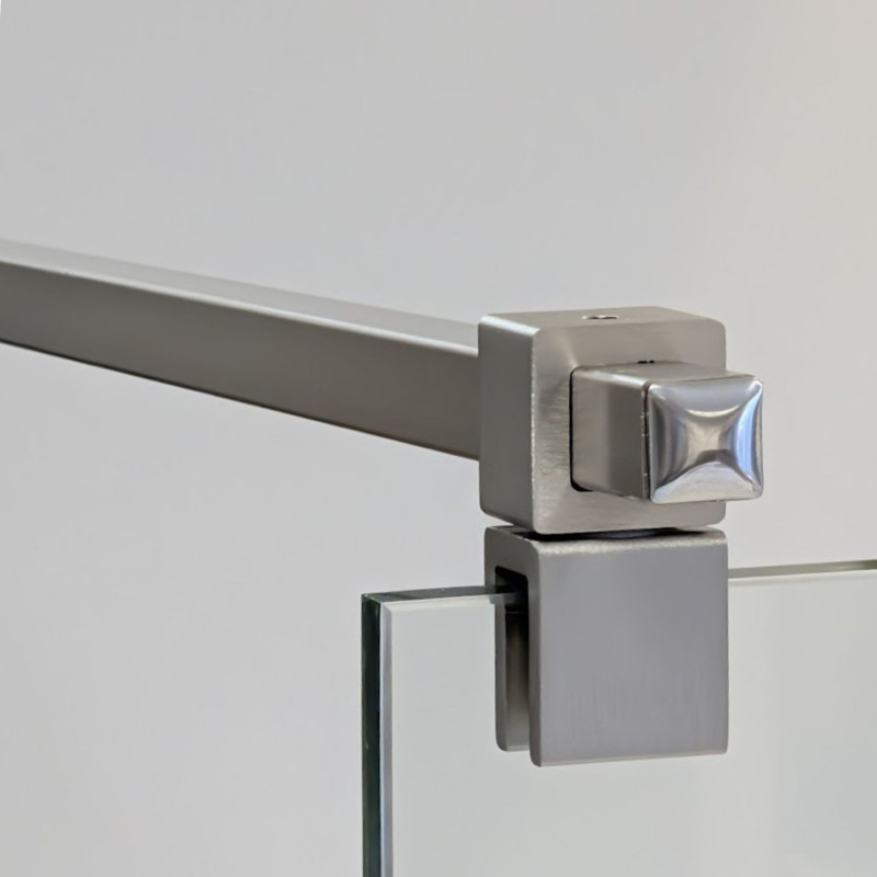 Raidisseur DOLPHIN Inox Brossé pour paroi de douche