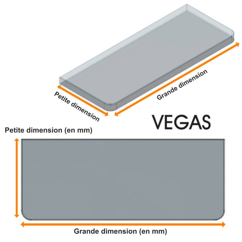 Etagère VEGAS schéma