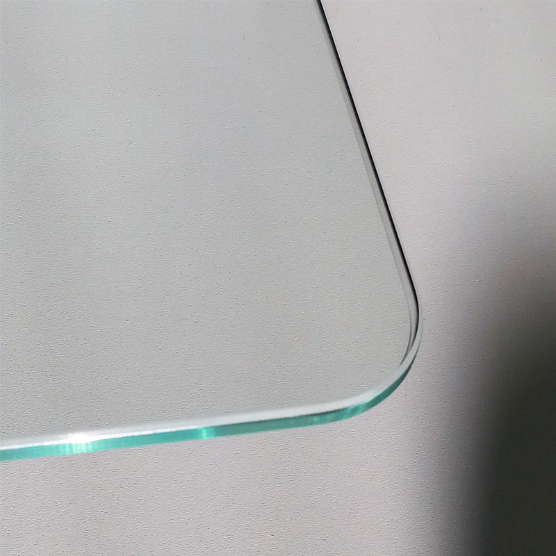 Étagère CURVA en verre clair trempé de sécurité