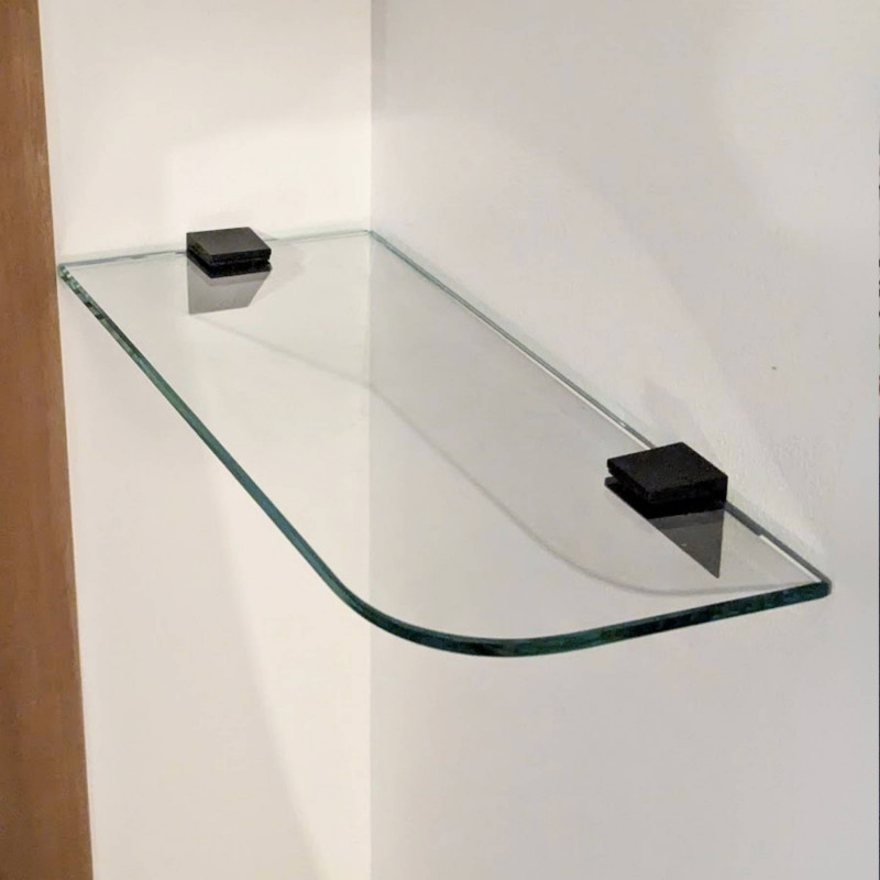 Étagère en verre trempé sur mesure - CURVA