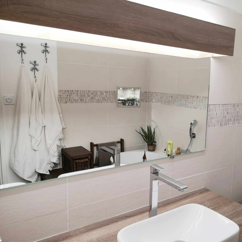 Miroir salle de bain sur mesure