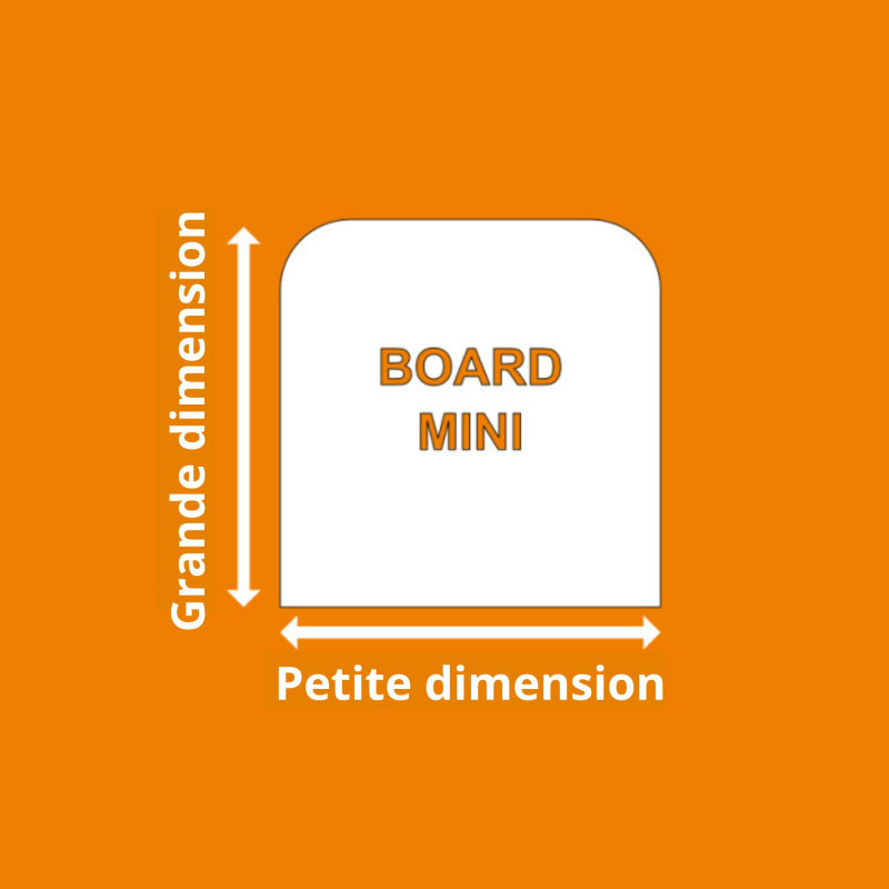 Schéma miroir sur mesure en forme - BOARD MINI