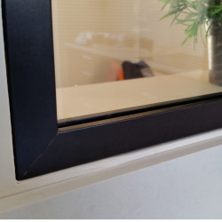 Châssis fixe sur mesure noir mat