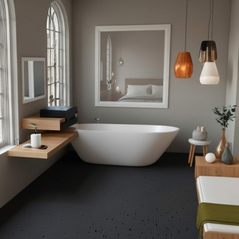 Chassis fixe -FENESTRA dans une salle de bain