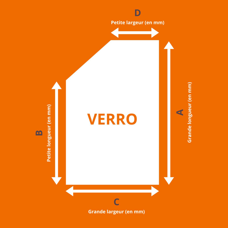 Schéma miroir sur mesure en forme - VERRO