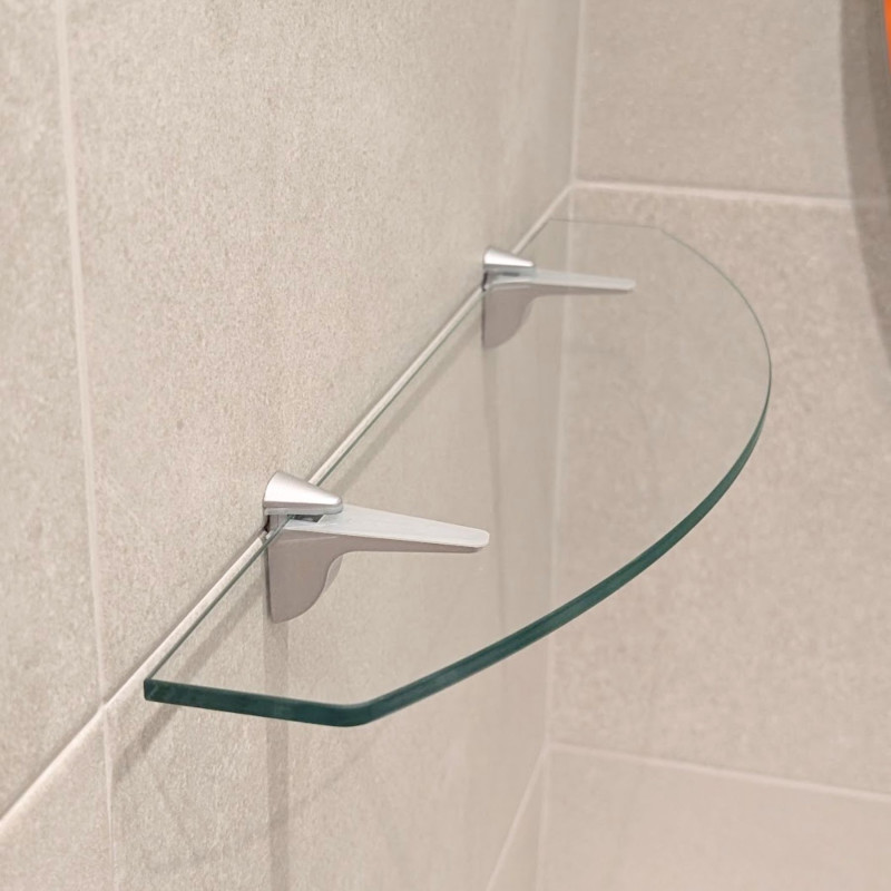 Etagère sur mesure VICTORIA en verre trempé de sécurité
