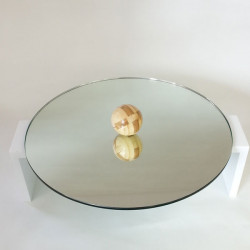 Miroir ROND-Argenté-Diam 40cm   ép 6mm