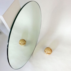 Miroir ROND-Argenté-Diam 40cm   ép 6mm