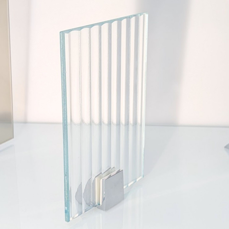 Verre flute clair trempe sur mesure