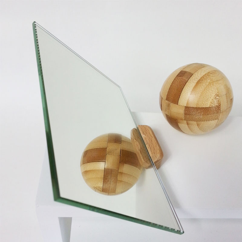 Miroir ROND-Argenté-Diam 30cm  ép 6mm