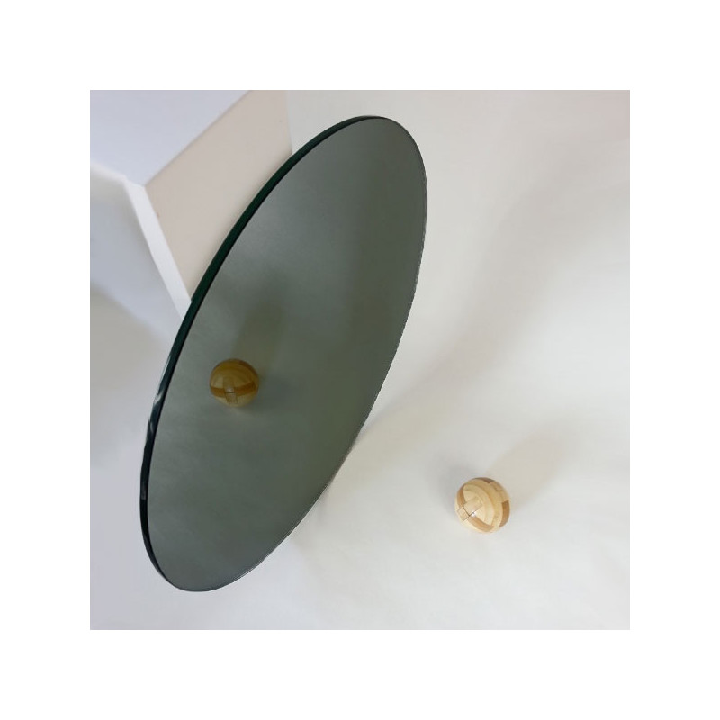 Miroir ROND-NOIR-Diam 70cm ép 6mm Miroir ROND-NOIR-Diam 70cm ép 6mm
