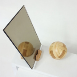 MIROIR BRONZE- 50cm x 70cm ép 6mm