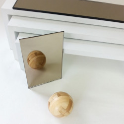 MIROIR BRONZE- 60cm x 80cm ép 6mm