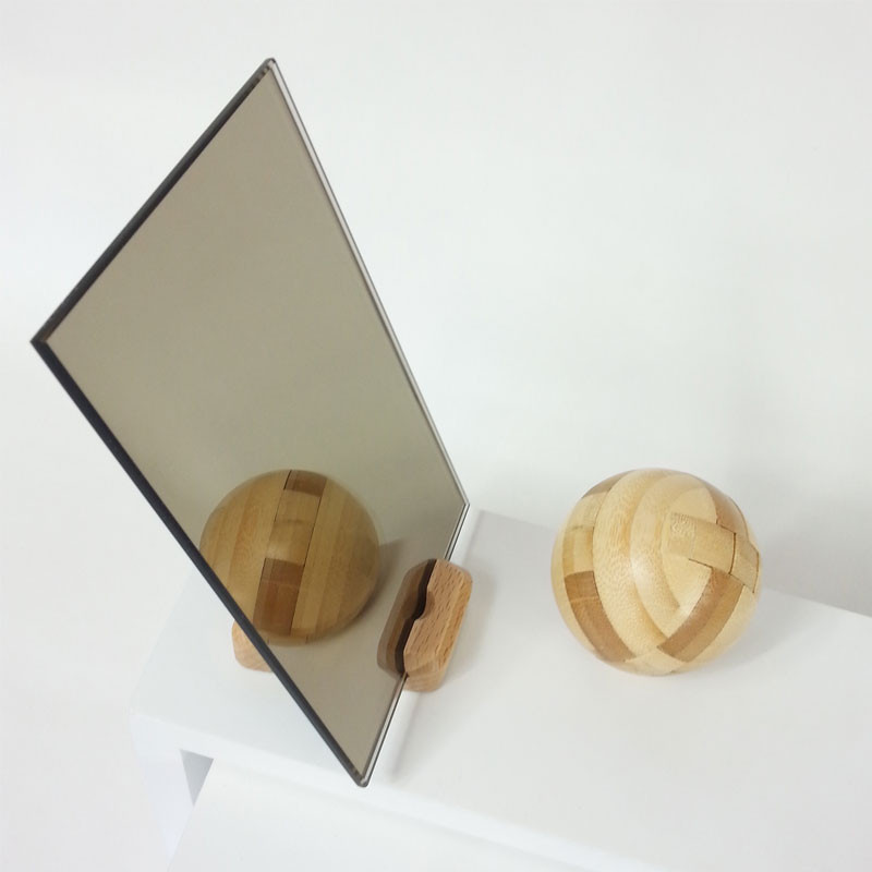 MIROIR BRONZE- 60cm x 60cm ép 6mm